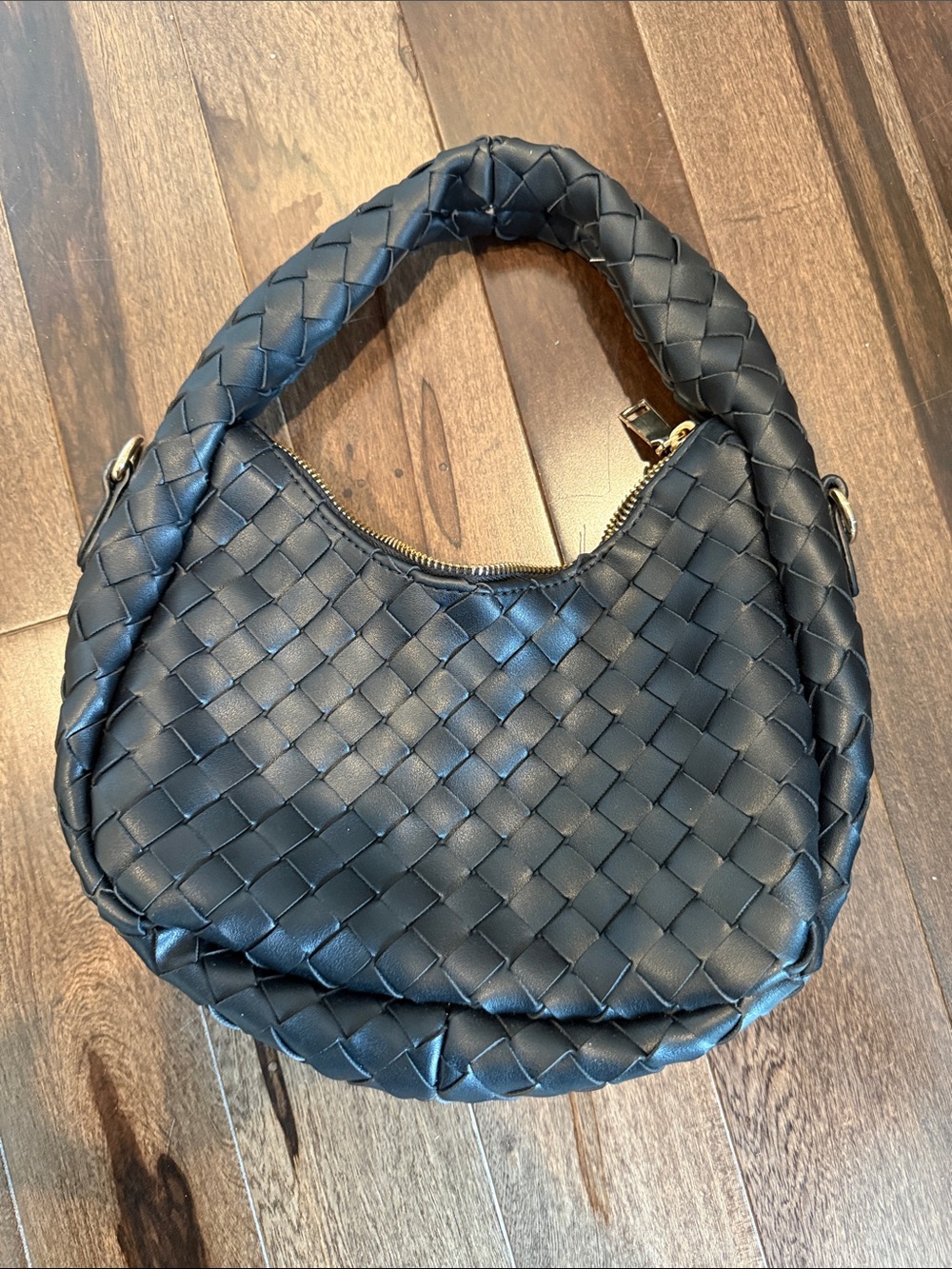 Urban Expressions Woven Black Hand Bag